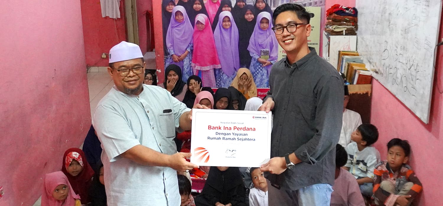 Bank INA Menggelar Program CSR Ramadan dan Edukasi Literasi Keuangan di Yayasan Rumah Ramah Sejahtera