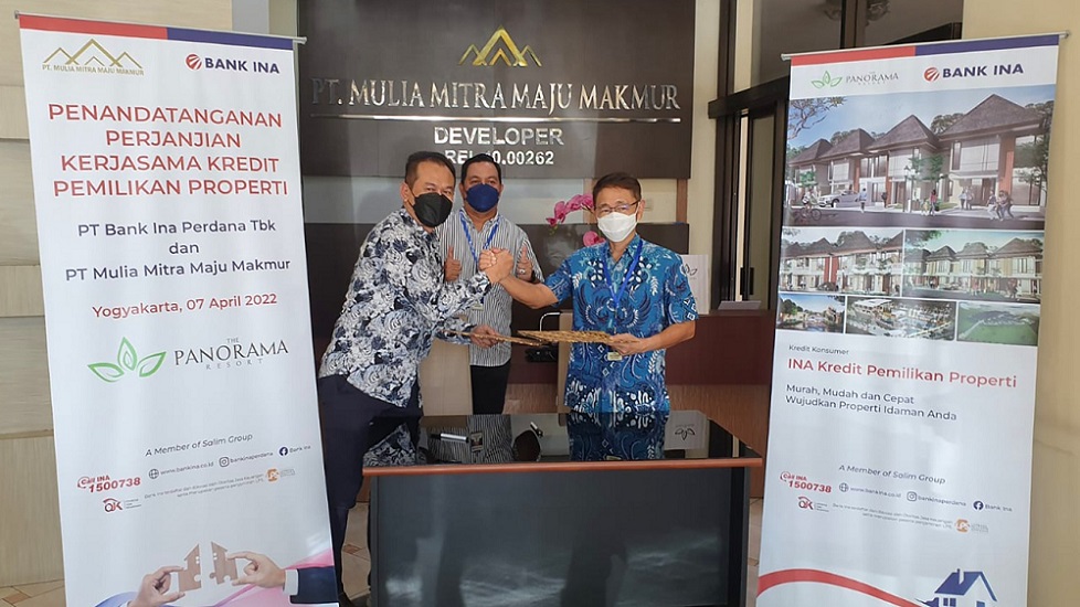 PT Bank INA Perdana Tbk melakukan kerjasama dengan Pengembang Perumahan The Panorama Resort