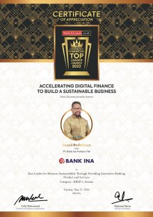 Warta Ekonomi - Best Leader For Business Sustainbility Through Providing Innovative Banking Product and Services - May 31 2022