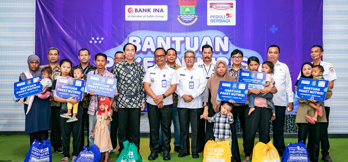 Supporting the Government's Program, Indomaret and Bank INA Program to Reduce Stunting Rates in Kosambi